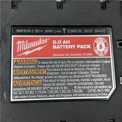 AS-IS Milwaukee 18-Volt Lithium-Ion XC Extended Capacity 5.0 Ah Battery Pack (2-Pack)