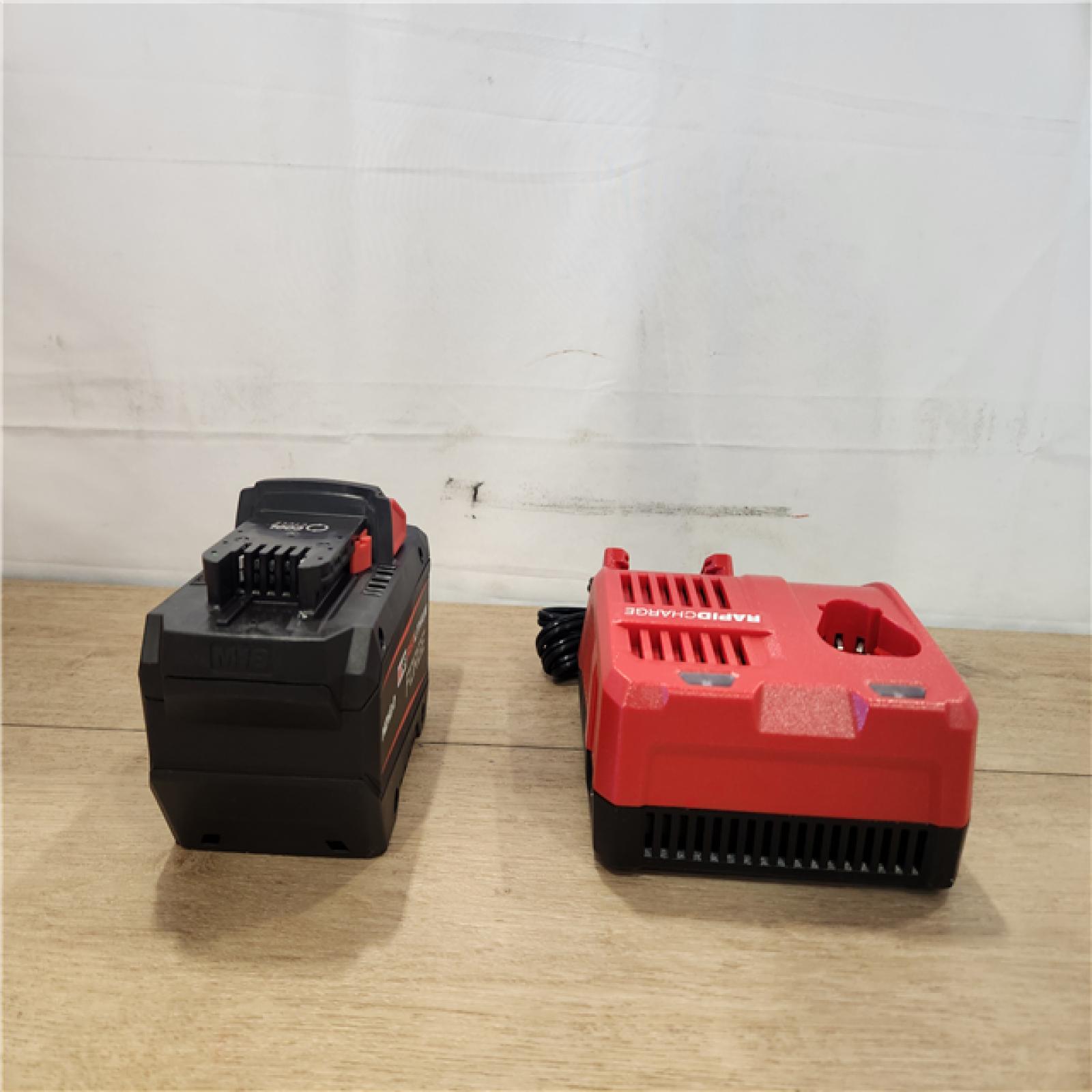 AS-IS- Milwaukee 18-Volt Lithium-Ion REDLITHIUM FORGE Starter Kit with 12. 0Ah Battery and Charger