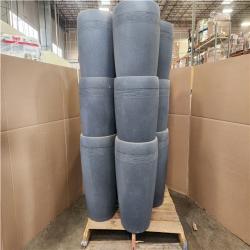 Phoenix Vigoro Remy Gray Resin Gray Decorative Planter 17 in. L x 17 in. W x 28 in. H Pallet of 15 (RV: $1 205)