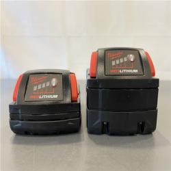 AS-IS - Milwaukee M18 18-Volt Lithium-Ion Starter Kit with One 5.0 Ah and One 2.0 Ah Battery and Charger