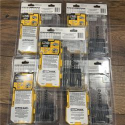 NEW DEWALT Black Oxide Drill Bit Set (14-Piece) 5 UNITS
