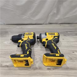 AS-IS Dewalt DCK225D2 20V MAX ATOMIC Compact Cordless Drill Driver and Impact Driver Combo Kit