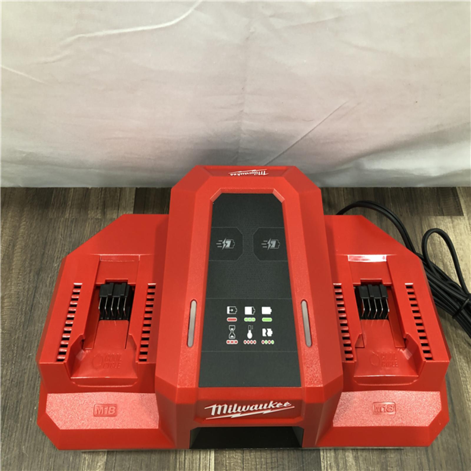 AS-IS Milwaukee 18V Dual Bay Simultaneous Super Charger