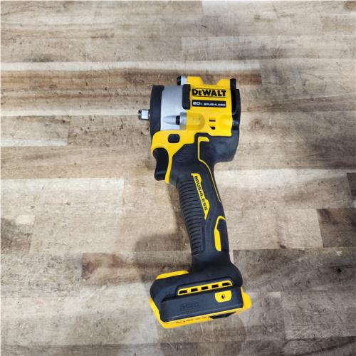 Houston Location AS-IS DEWALT ATOMIC 20V MAX Cordless Brushless 3/8 in.Variable Speed Impact Wrench (Tool Only)