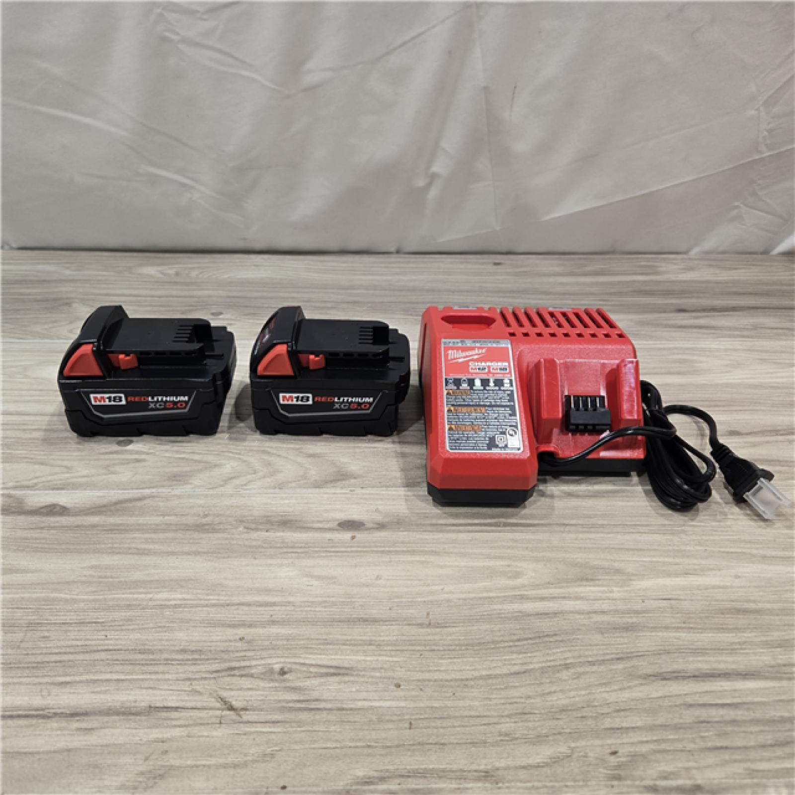 AS-IS Milwaukee M18 18-Volt Lithium-Ion XC Starter Kit