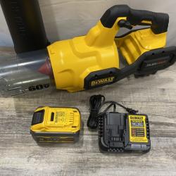 AS-IS DEWALT FLEXVOLT 60V MAX 125 MPH 600 CFM Brushless Cordless Battery Powered Blower Kit