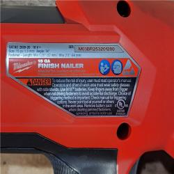 HOUSTON LOCATION - AS-IS (APPEARS LIKE NEW) Milwaukee FUEL 18-Volt Lithium-Ion Brushless Cordless Gen II 15-Gauge Angled Finish Nailer (Tool-Only)