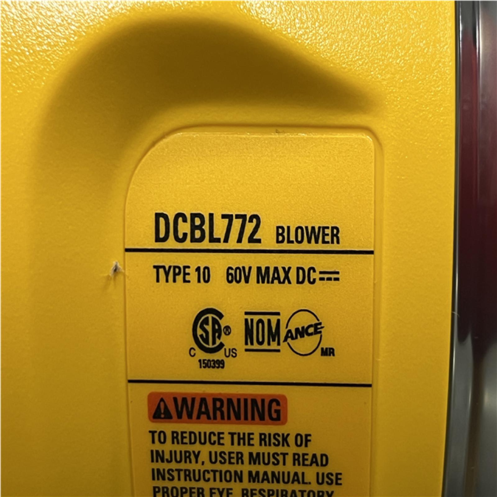 AS-IS DEWALT FLEXVOLT 60V MAX 125 MPH 600 CFM Brushless Cordless Battery Powered Blower (Tool Only)