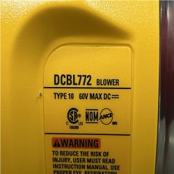 AS-IS DEWALT FLEXVOLT 60V MAX 125 MPH 600 CFM Brushless Cordless Battery Powered Blower (Tool Only)