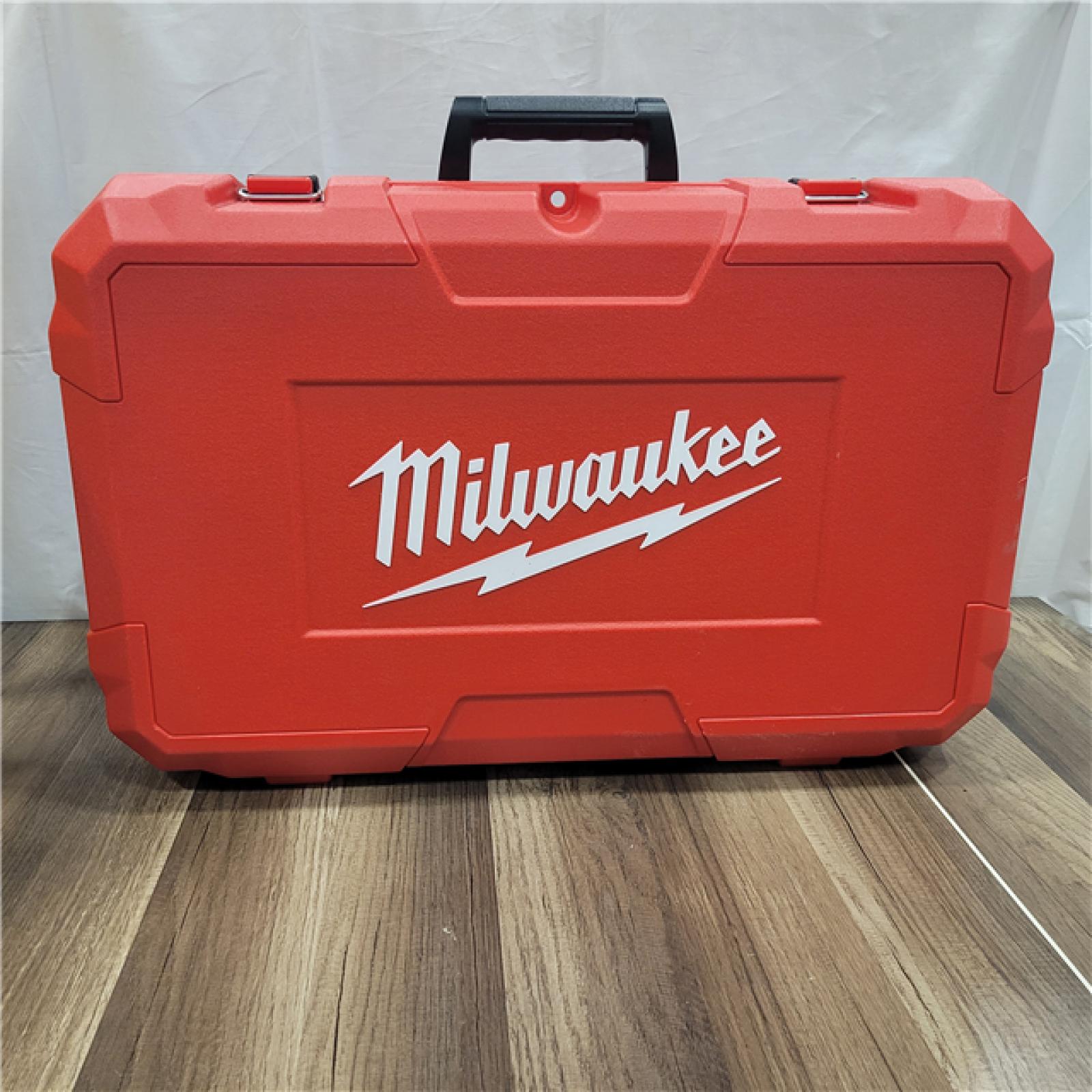 AS-IS Milwaukee M18 18-Volt Lithium-Ion Brushless Cordless FORCE LOGIC Press Tool Kit with 1/2 in. - 2 in. Jaws Kit (6-Jaws Included)