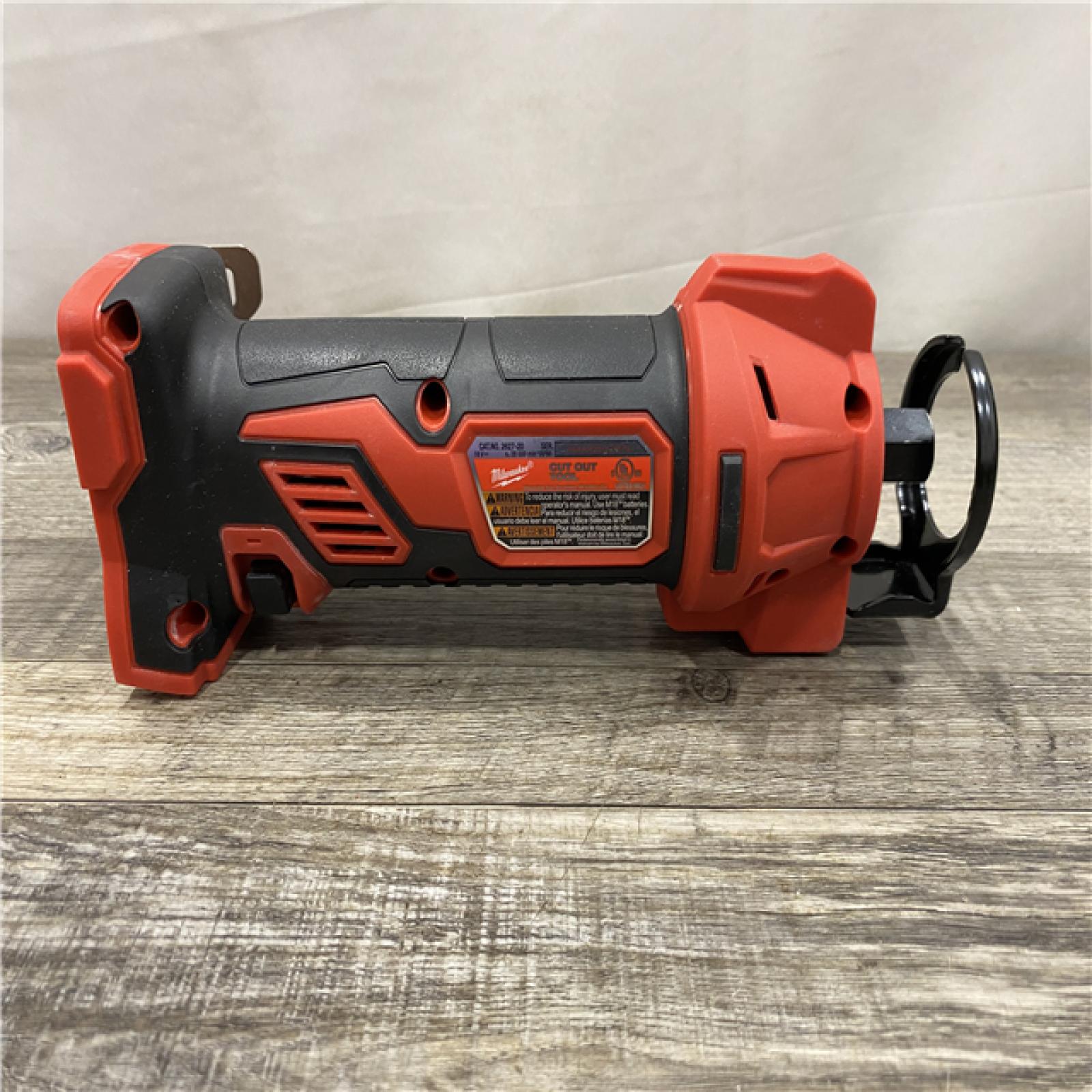 AS-IS Milwaukee 18V Lithium-Ion Cordless Drywall Cut Out Rotary Tool (Tool-Only)
