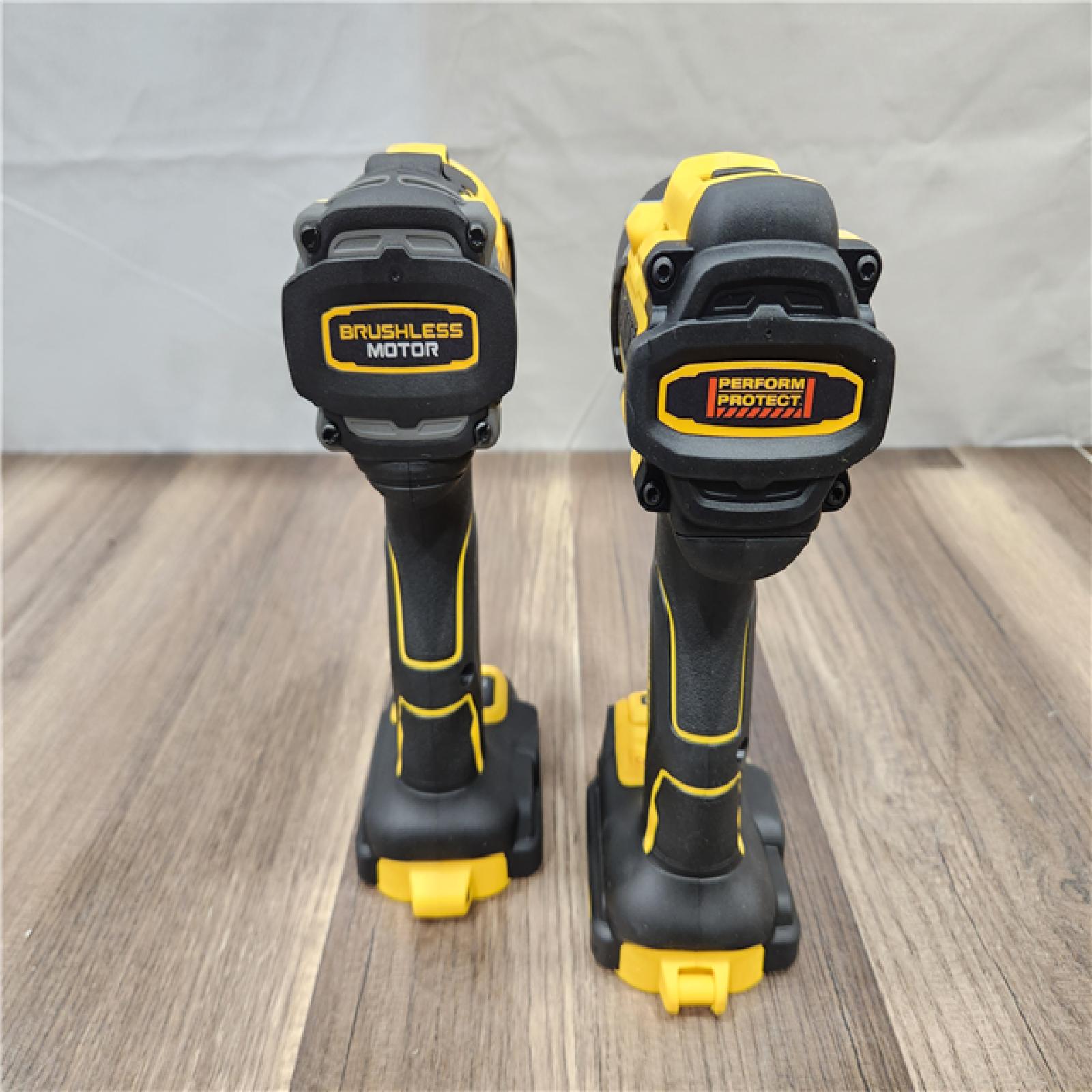 AS-IS- DeWalt 20V XR Lithium-Ion Cordless 2-Tool Combo Kit with 4.0 Ah and 1.7 Ah Batteries and Charger