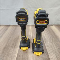 AS-IS- DeWalt 20V XR Lithium-Ion Cordless 2-Tool Combo Kit with 4.0 Ah and 1.7 Ah Batteries and Charger