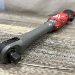 AS-IS Milwaukee FUEL 12V Lithium Ion Brushless 3/8 in. Drive Extended Reach Cordless Ratchet (Tool-Only)