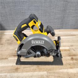 HOUSTON LOCATION - AS-IS DEWALT FLEXVOLT 60V MAX Cordless Brushless 7-1/4 in. Circular Saw with Brake (Tool Only)