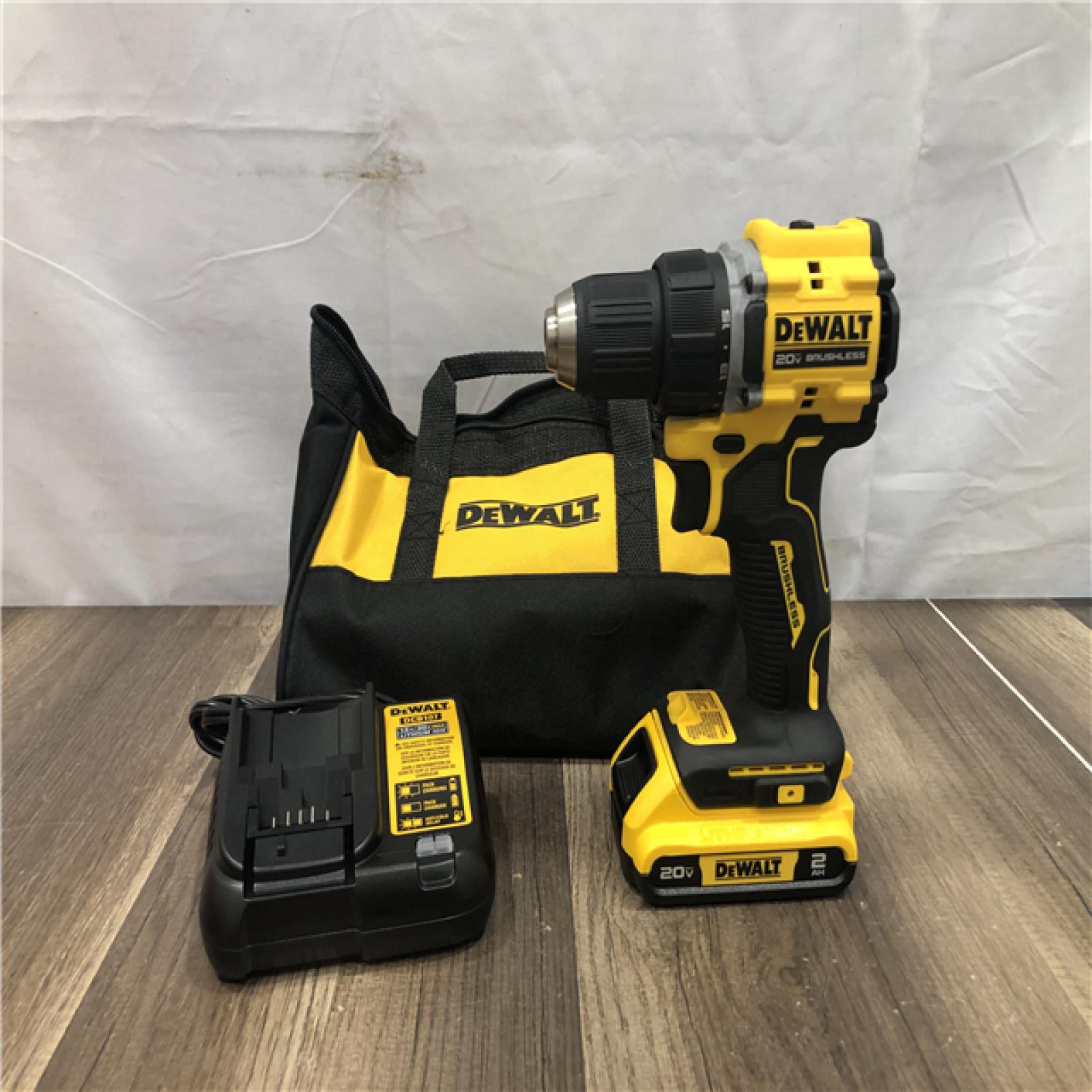 AS-IS DEWALT Atomic 20V Lithium-Ion Cordless Compact 1/2 in. Drill/Driver Kit