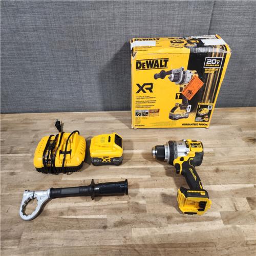HOUSTON LOCATION - AS-IS DEWALT 20V XR Lithium-Ion Cordless Hammer Drill Kit with 8.0 Ah Battery, Charger