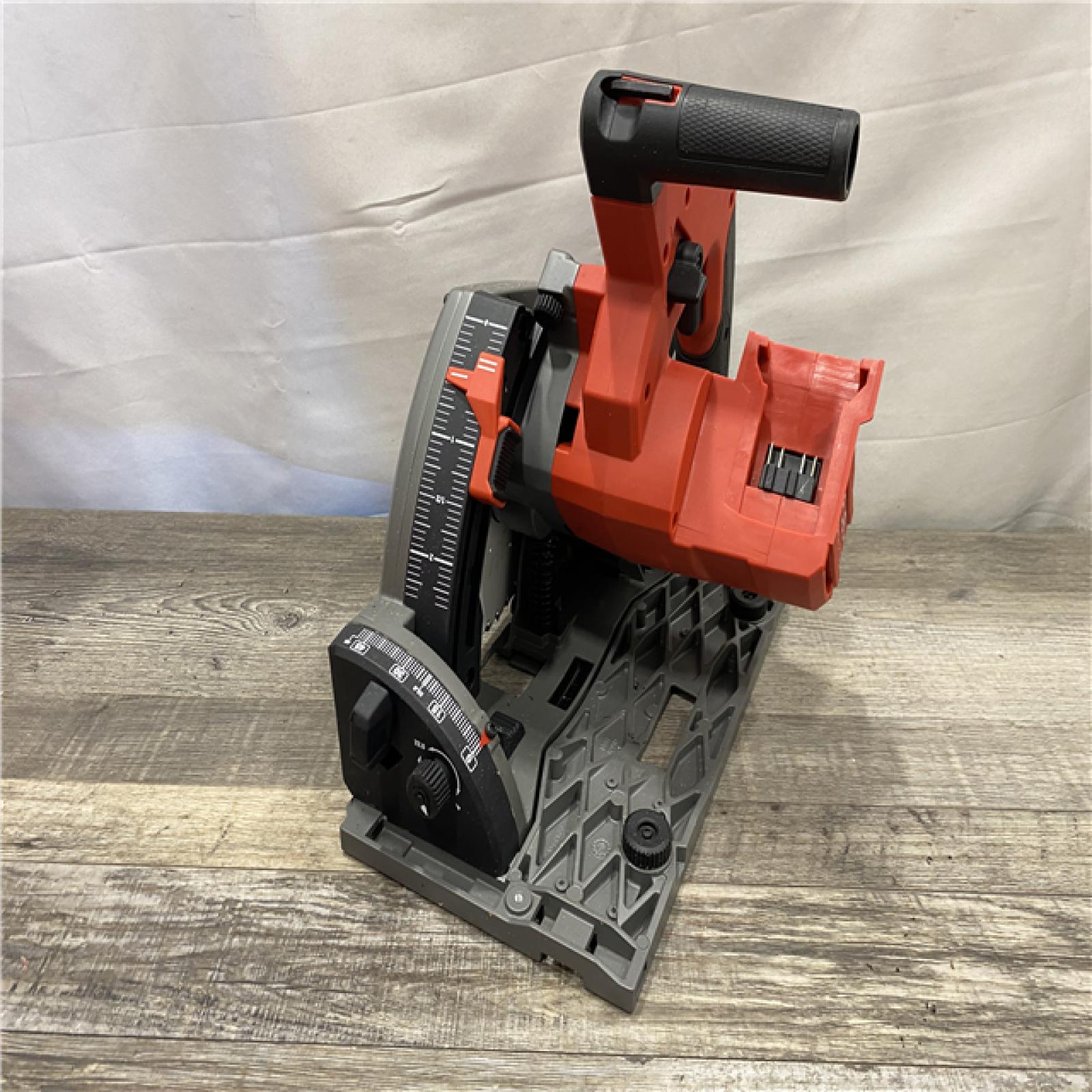 AS-IS Milwaukee FUEL 18V Lithium-Ion Brushless Cordless 6-1/2 in. Plunge Track Saw PACKOUT Kit