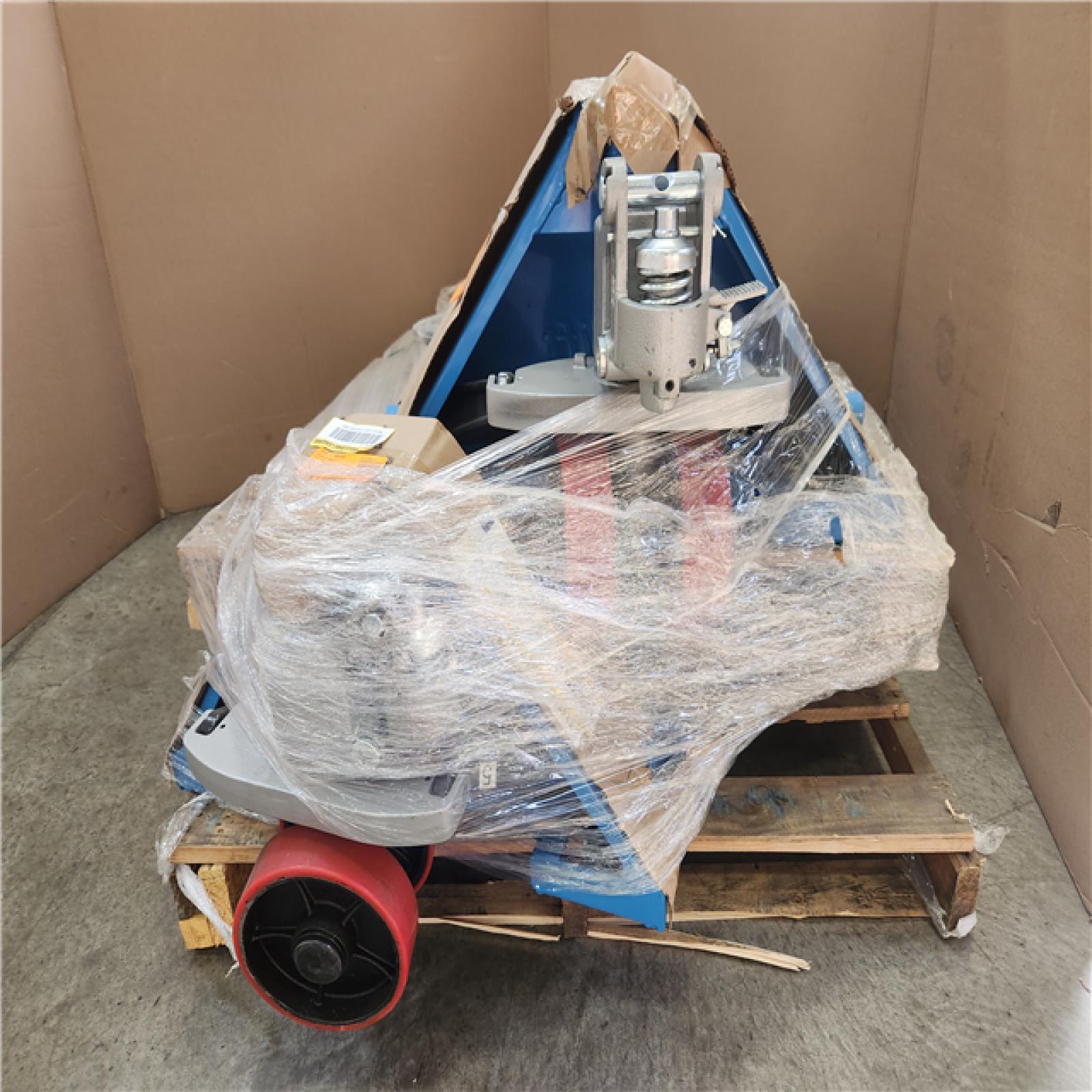 Phoenix 2 NEW Eoslift Professional Grade M25 Manual Pallet Jack 5 500 lbs. 27 in. x 48 in. German Seal System with Polyurethane Wheels