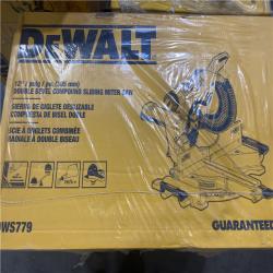 NEW- DeWalt 15 Amps 12 in. Corded Dual-Bevel Sliding Compound Miter Saw