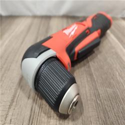 AS-IS- Milwaukee M12 12V Lithium-Ion Cordless 3/8 in. Right Angle Drill (Tool Only)