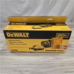 AS-IS Dewalt 20V Lithium-Ion 6.0Ah Battery Pack & Charger Kit
