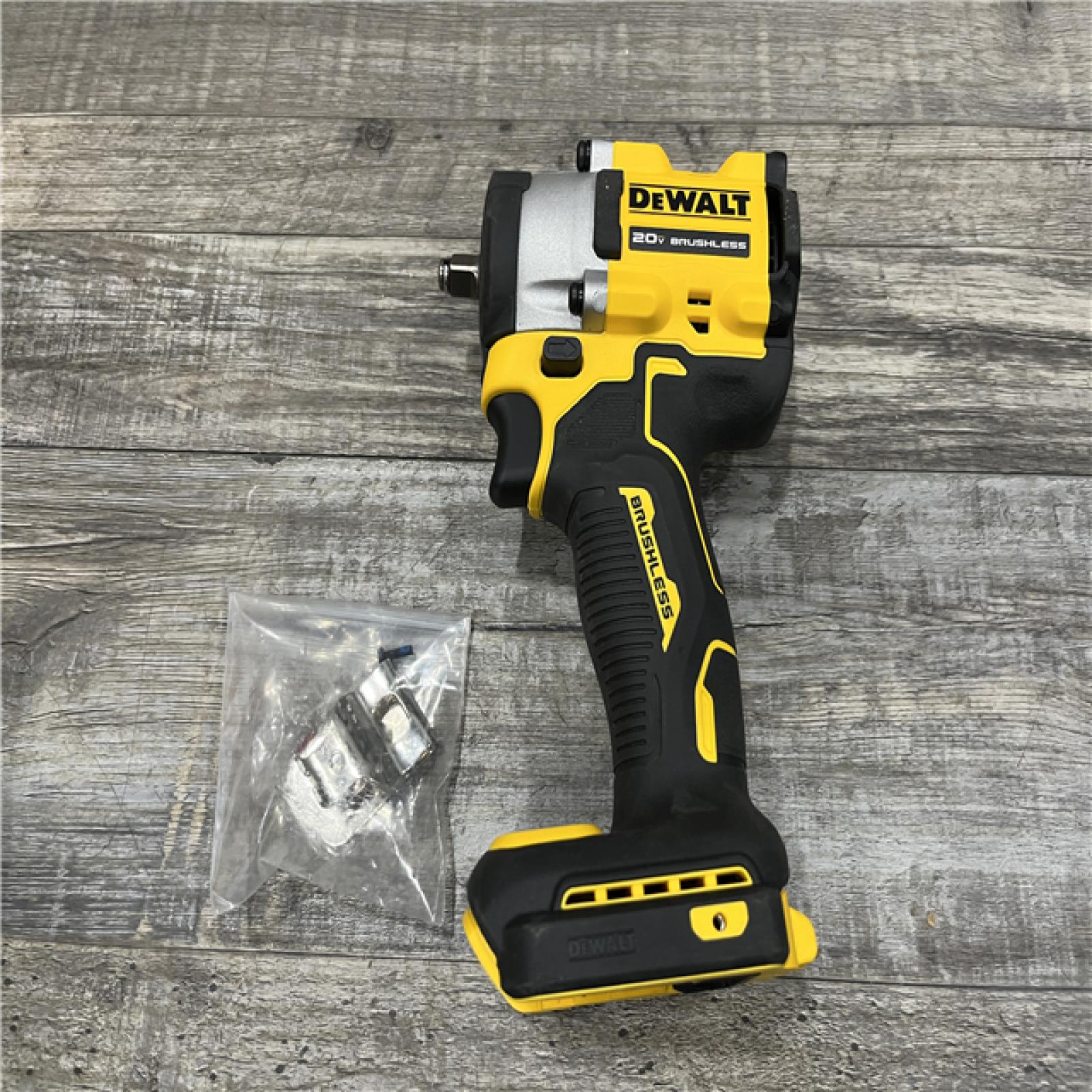 AS-IS DEWALT ATOMIC 20V MAX Cordless Brushless 3/8 in.Variable Speed Impact Wrench (Tool Only)