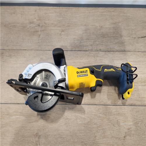 AS-IS- DEWALT ATOMIC 20V MAX Cordless Brushless 4-1/2 in. Circular Saw (Tool Only)