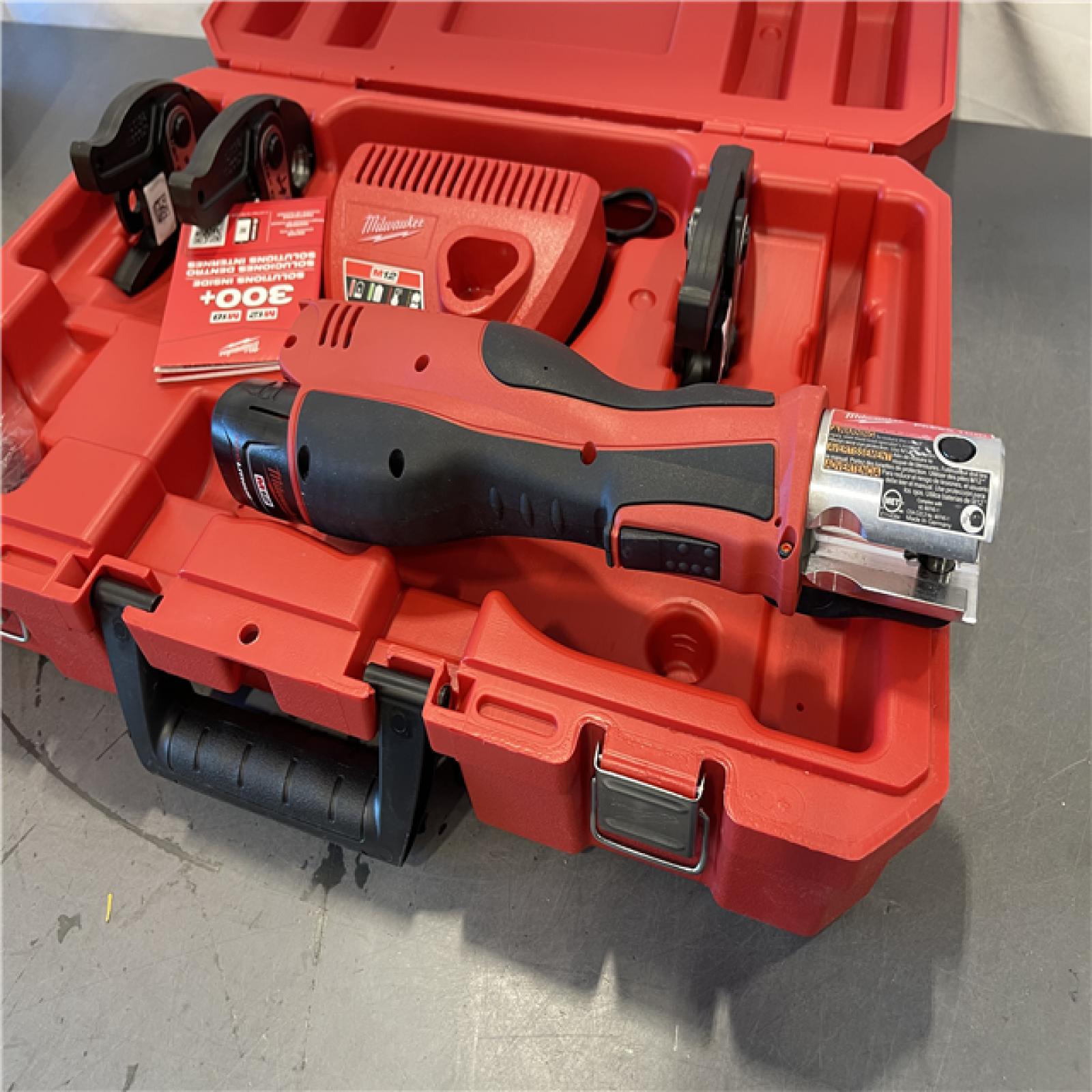 AS-IS - Milwaukee M12 12-Volt Lithium-Ion Force Logic Cordless Press Tool Kit