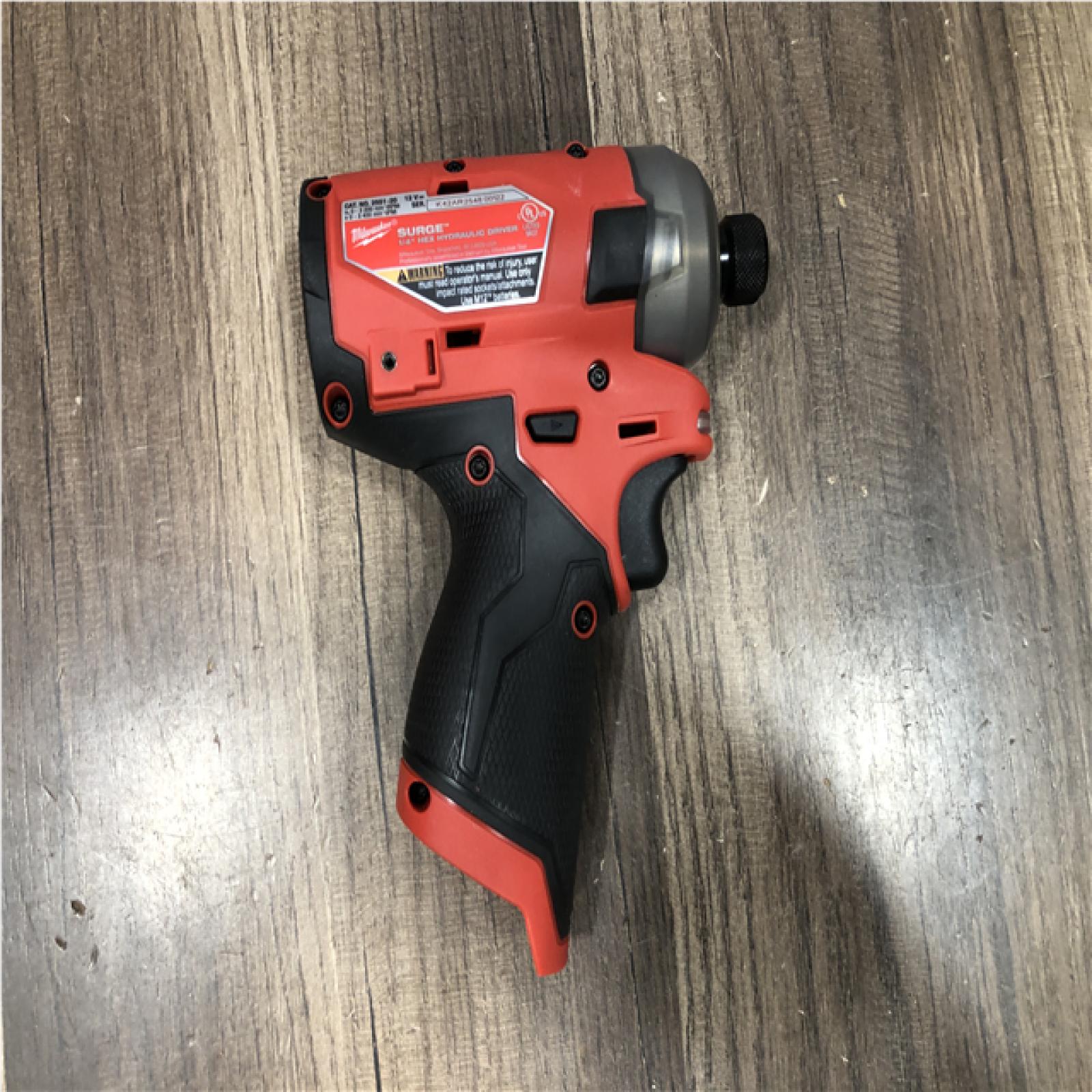 AS-IS Milwaukee FUEL SURGE 12V Lithium-Ion Brushless Cordless 1/4 in. Hex Impact Driver Compact Kit