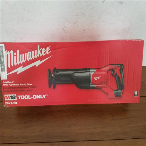 California NEW Milwaukee Sawzall M18 Cordless Recip Saw (Tool Only)