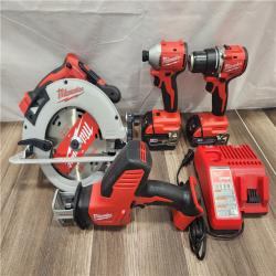 AS-IS- Milwaukee M18 4-Tool Combo Kit