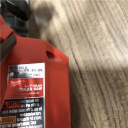 AS-IS Milwaukee  FUEL 18V Lithium-Ion Brushless Cordless 6-1/2 in. Circular Saw (Tool-Only)