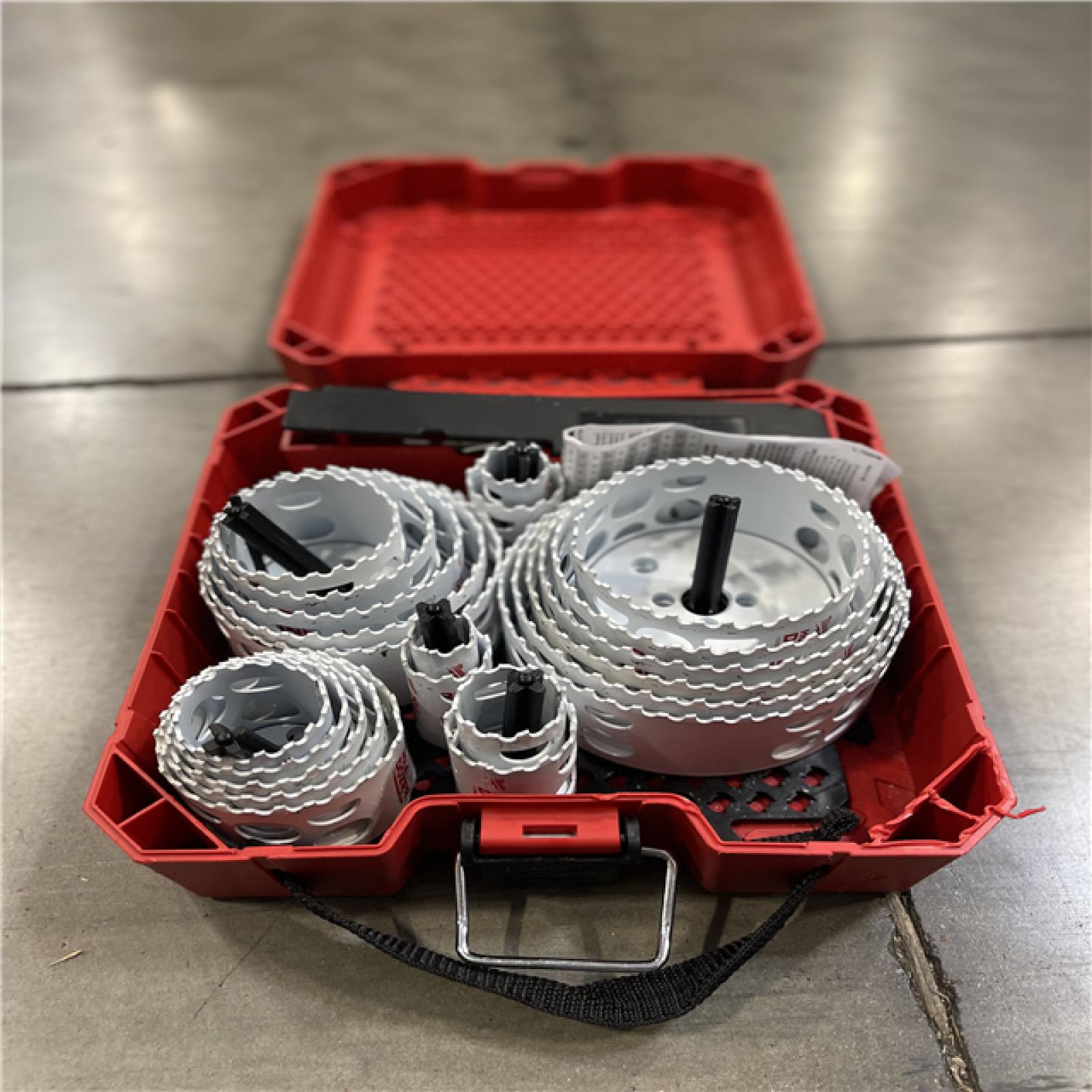 DALLAS LOCATION- AS-IS Milwaukee Hole Dozer General Purpose Bi-Metal Hole Saw Set