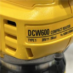 AS-IS DEWALT 20V MAX XR Cordless Brushless Fixed Base Compact Router (Tool Only)