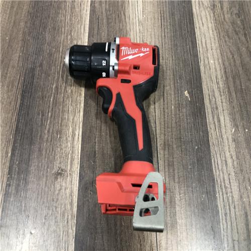 AS-IS Milwaukee 18V Lithium-Ion Brushless Cordless 1/2 in. Compact Hammer Drill/Driver (Tool-Only)