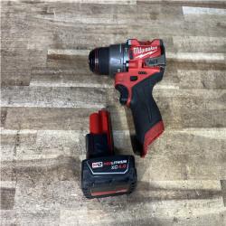 Houston Location AS-IS Milwaukee FUEL Hammer Drill Driver and Battery
