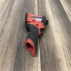 AS-IS Milwaukee  FUEL 12V Lithium-Ion Brushless Cordless 1/4 in. Hex Impact Driver (Tool-Only)