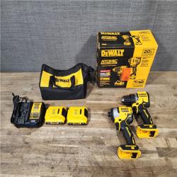 HOUSTON LOCATION - AS-IS (APPEARS LIKE NEW) Dewalt DCK225D2 20V MAX ATOMIC Compact Cordless Drill Driver and Impact Driver Combo Kit