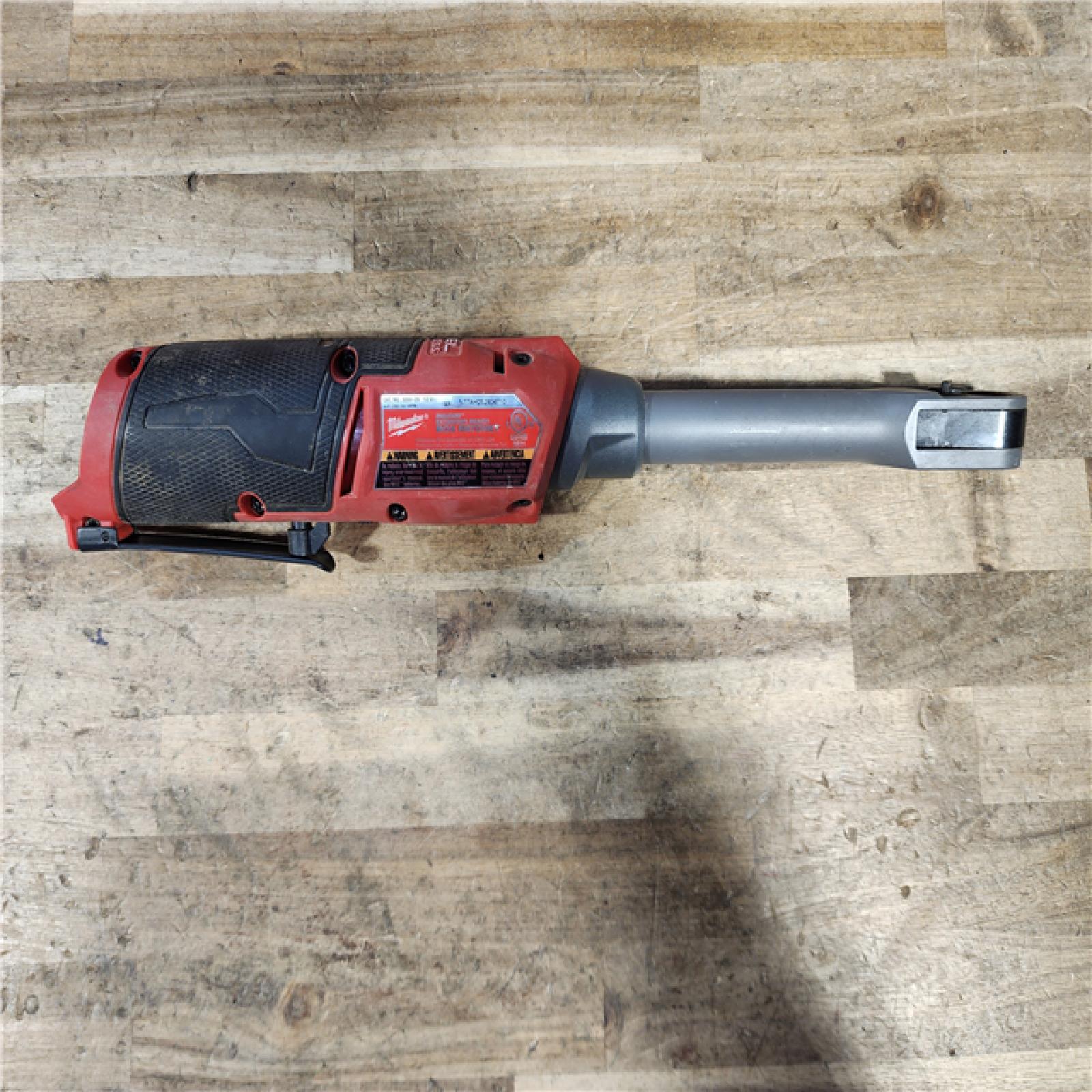 HOUSTON LOCATION - AS-IS Milwaukee FUEL INSIDER 12V Lithium-Ion Brushless Cordless 1/4 in. - 3/8 in. Extended Reach Box Ratchet (Tool-Only)