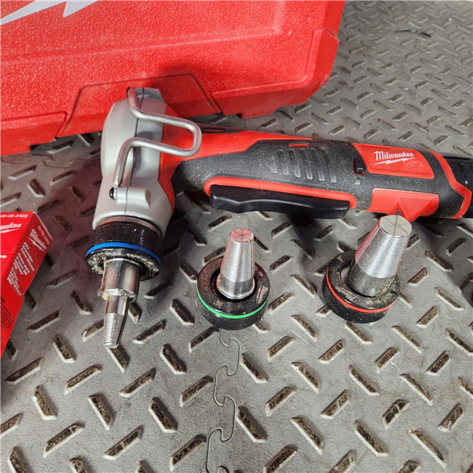 Houston Location - AS-IS Milwaukee 2474-22 M12 Propex Expansion Tool Kit - Appears IN USED Condition