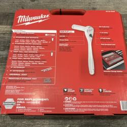 NEW - Milwaukee 3/8 in. Drive SAE/Metric Ratchet and Socket Mechanics Tool Set (56-Piece)