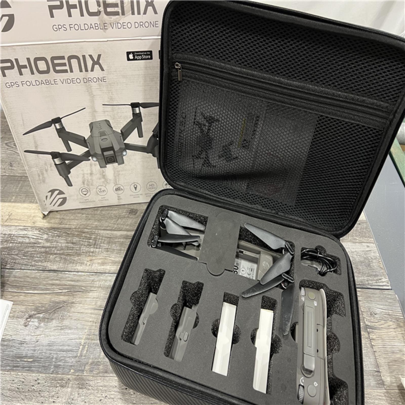 AS-IS Vivitar - VTI Phoenix Foldable Drone - Gray