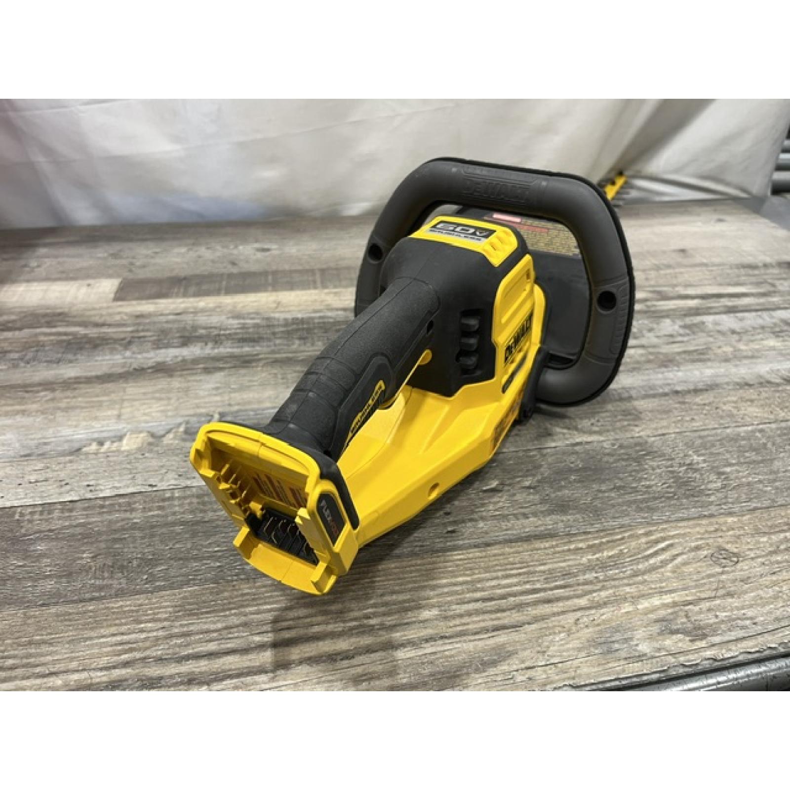 AS-IS DEWALT FLEXVOLT 60V MAX 26 in. Brushless Cordless Battery Powered Hedge Trimmer (Tool Only)
