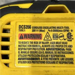 AS-IS DEWALT 20V MAX XR Cordless Brushless 3-Speed Oscillating Multi Tool (Tool Only)