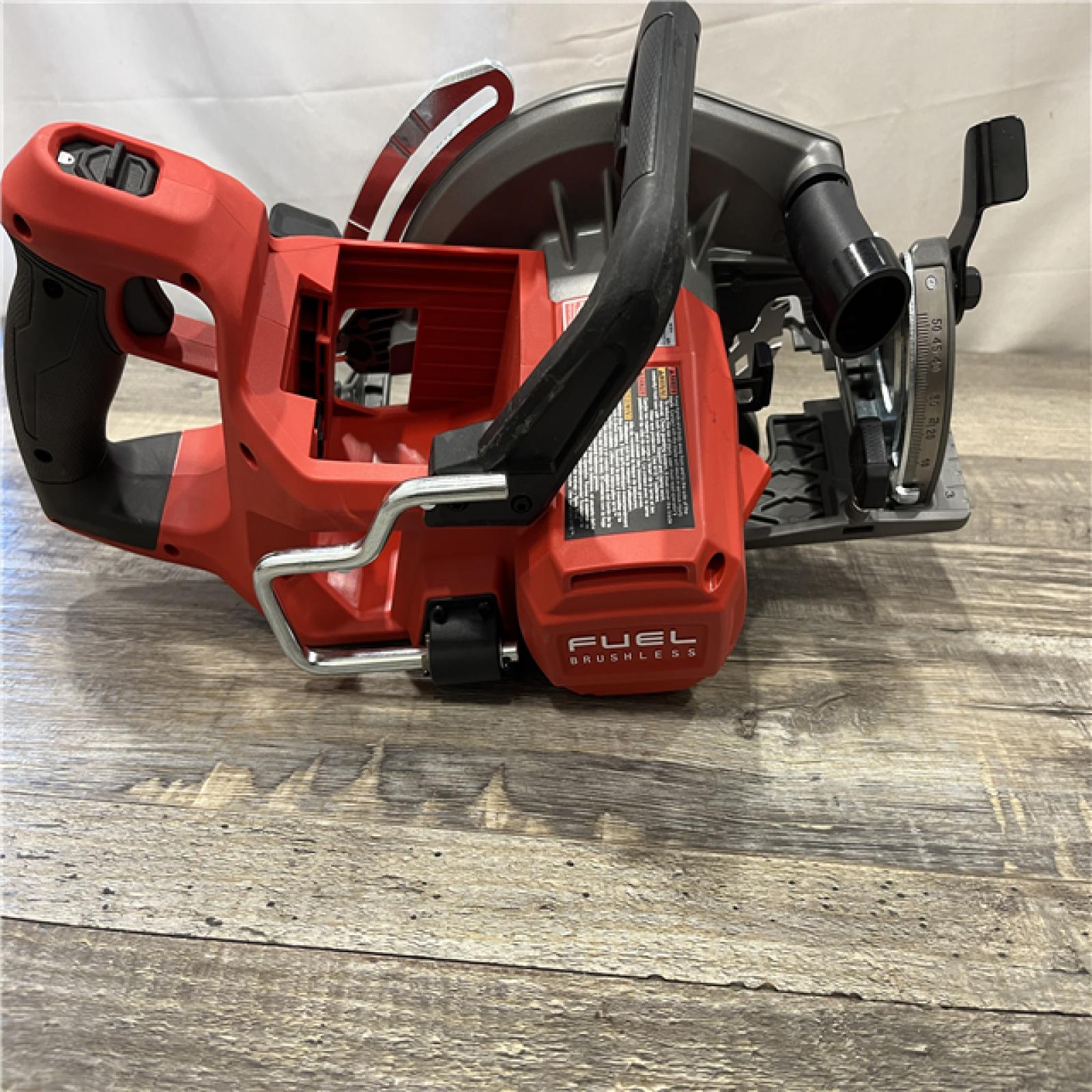 AS-IS Milwaukee FUEL 18V Lithium-Ion Cordless 7-1/4 in. Rear Handle Circular Saw (Tool-Only)
