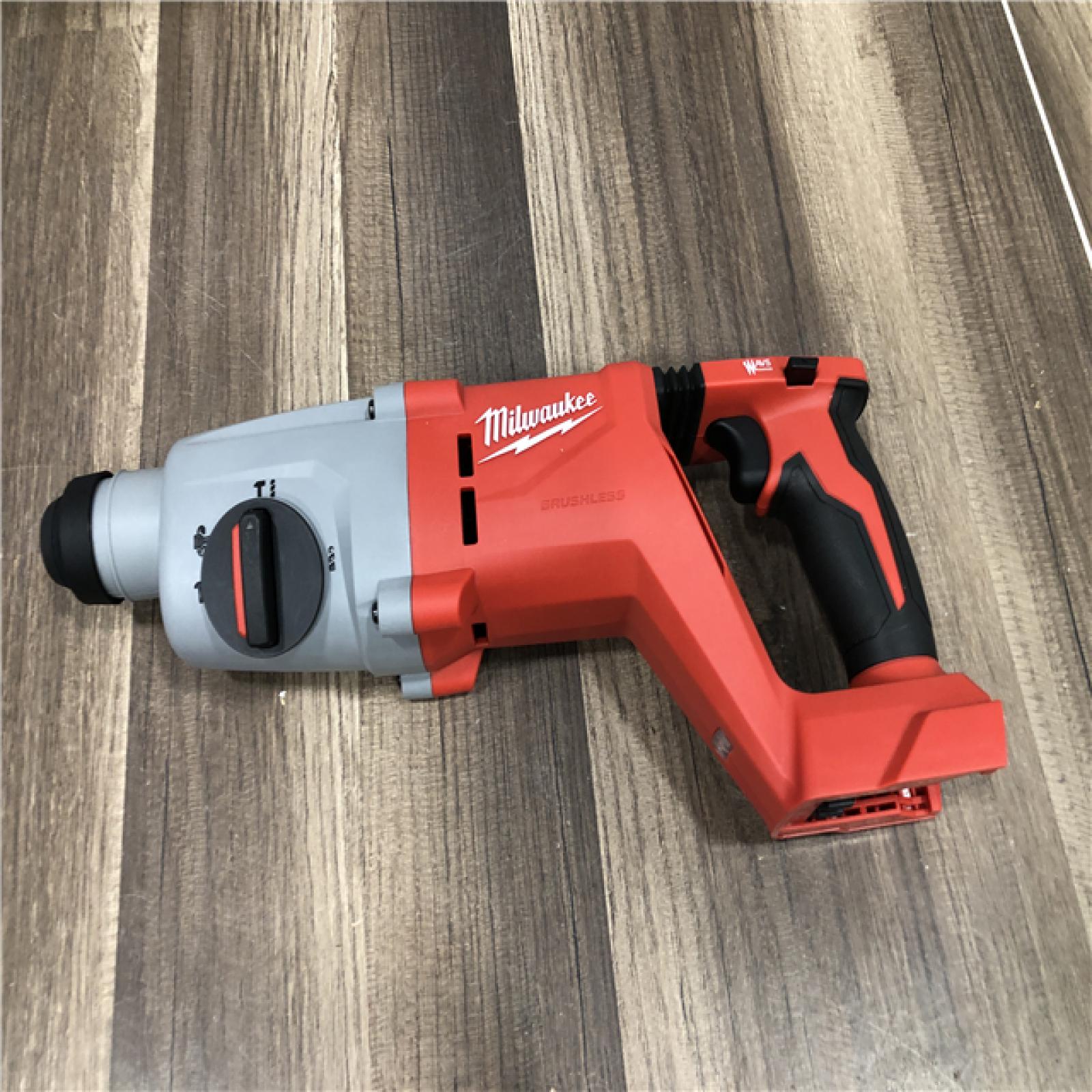 AS-IS Milwaukee 18V Lithium-Ion Brushless Cordless 1 in. SDS-Plus D-Handle Rotary Hammer (Tool-Only)