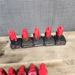 HOUSTON LOCATION - AS-IS MILWAUKEE BATTERY PACK QTY - 20