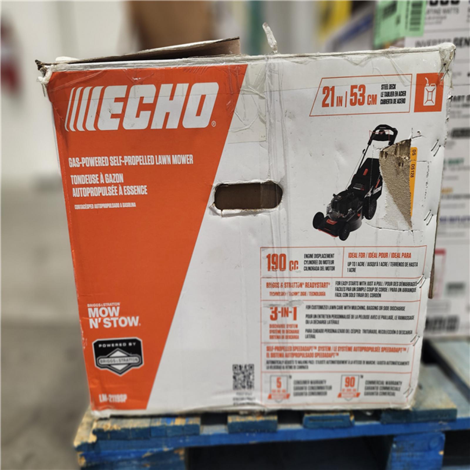 Dallas Location - As-Is ECHO 21 in. 190 cc  Gas Lawn Mower