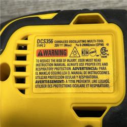 AS-IS DEWALT 20V MAX XR Cordless Brushless 3-Speed Oscillating Multi Tool Kit